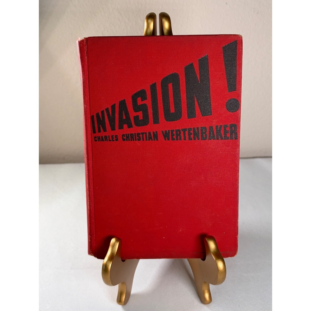 Invasion! 1944 Wertenbaker WWII‎ Book w/ Robert Capa Photos – Partial DJ